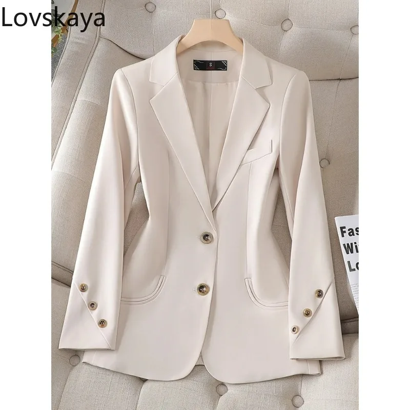 Single Breasted Solid Work Wear Jacket For Autumn Winter Black Women Formal Blazer Ladies Female Long Sleeve
Single Breasted Solid Work Wear Jacket For Autumn Winter Black Women Formal Blazer Ladies Female Long Sleeve