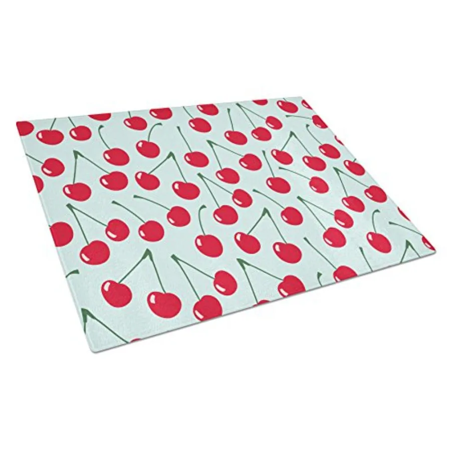 BB5148LCB Cherries on Blue Glass Cutting Board Large Decorative Tempered Glass Kitchen Cutting and Serving Board Large Size Cho
BB5148LCB Cherries on Blue Glass Cutting Board Large Decorative Tempered Glass Kitchen Cutting and Serving Board Large Size Cho