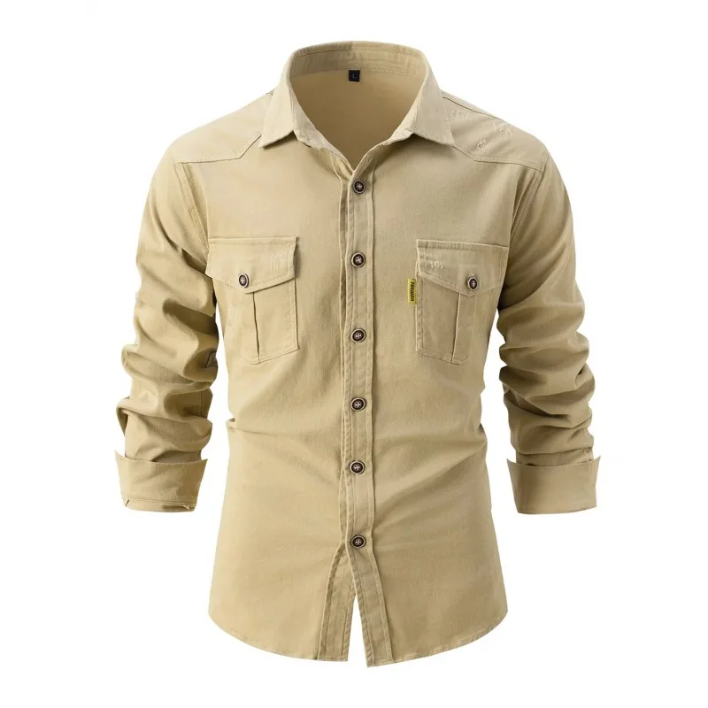 Men's autumn and winter new elastic washed cotton and linen long-sleeved shirt European size casual business lapel fashion tops
Men's autumn and winter new elastic washed cotton and linen long-sleeved shirt European size casual business lapel fashion tops