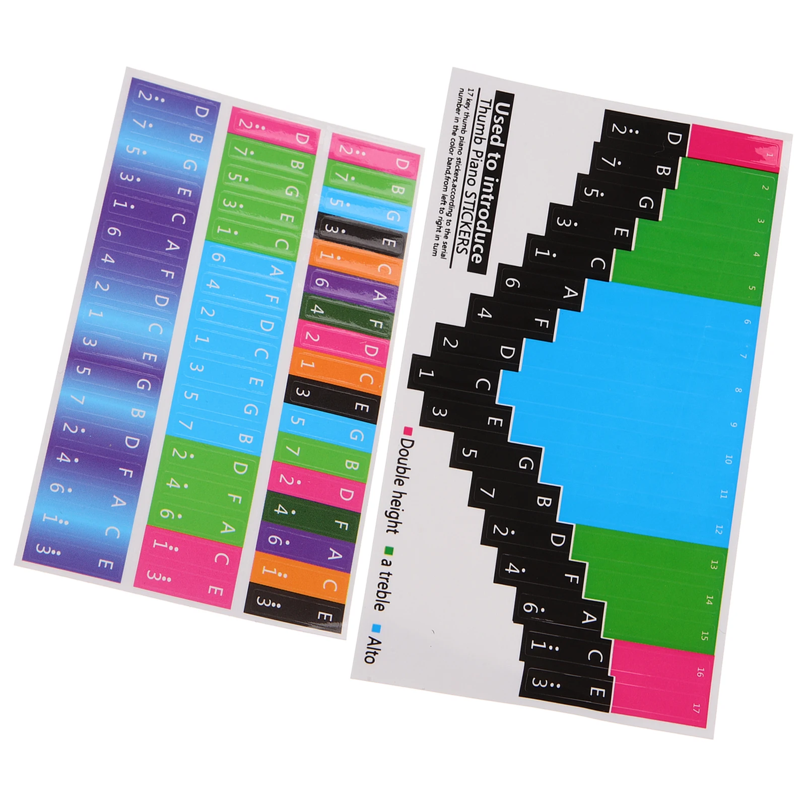 Thumb Piano Note Stickers Kalimba Decals Practical Scale Stickers For Beginners Finger Instrument
Thumb Piano Note Stickers Kalimba Decals Practical Scale Stickers For Beginners Finger Instrument