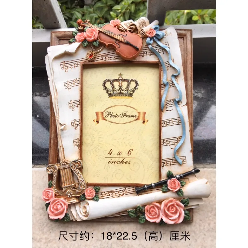 Retro relief classic music nostalgic 6 inch photo frame ornament resin handicrafts home pure handmade creative gifts
Retro relief classic music nostalgic 6 inch photo frame ornament resin handicrafts home pure handmade creative gifts