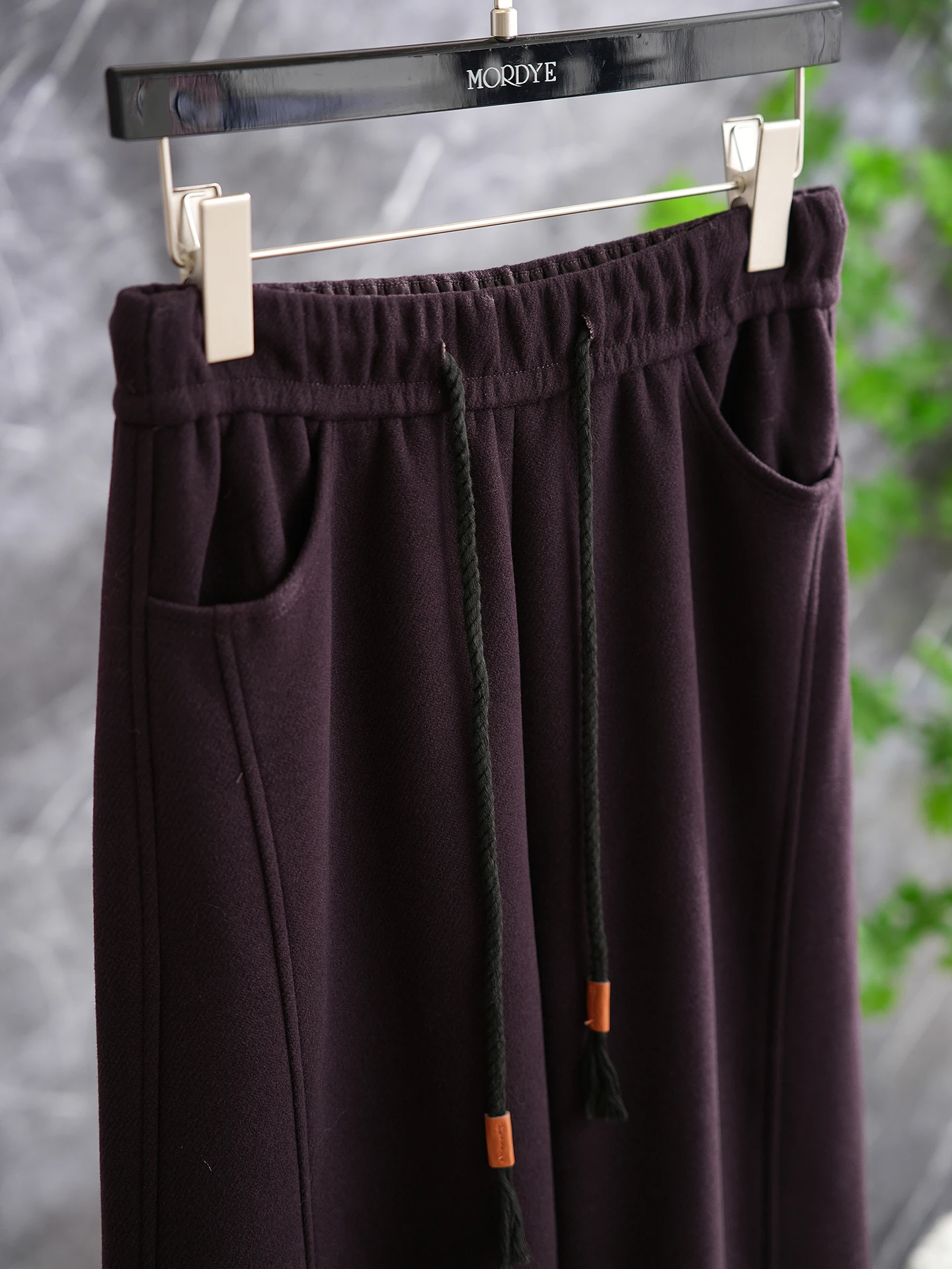 Rich Purple Red Sauce White High Wool Elastic Waist Belt Casual Wide Leg Pants Women Autumn Winter Polyester Fiber Natural Waist
Rich Purple Red Sauce White High Wool Elastic Waist Belt Casual Wide Leg Pants Women Autumn Winter Polyester Fiber Natural Waist