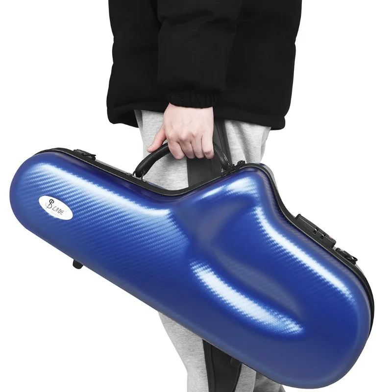 Fiberglass Alto Saxophone Case Thicken Waterproof Drop-proof Portable Shoulders Alto Saxophone Box Musical Instrument Accessory
Fiberglass Alto Saxophone Case Thicken Waterproof Drop-proof Portable Shoulders Alto Saxophone Box Musical Instrument Accessory