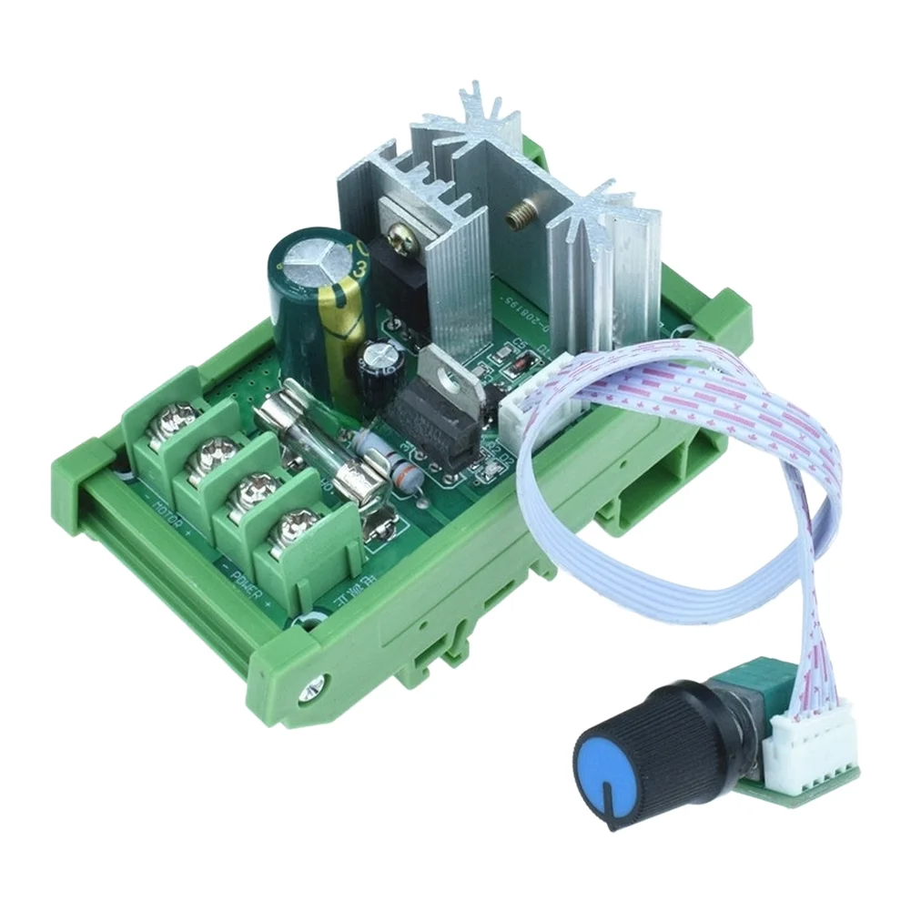 Green DC Motor Controller 12V-55V Speed Regulator ABS Material 12V-55V Input Voltage 5A Continuous Operation For DC Motors
Green DC Motor Controller 12V-55V Speed Regulator ABS Material 12V-55V Input Voltage 5A Continuous Operation For DC Motors