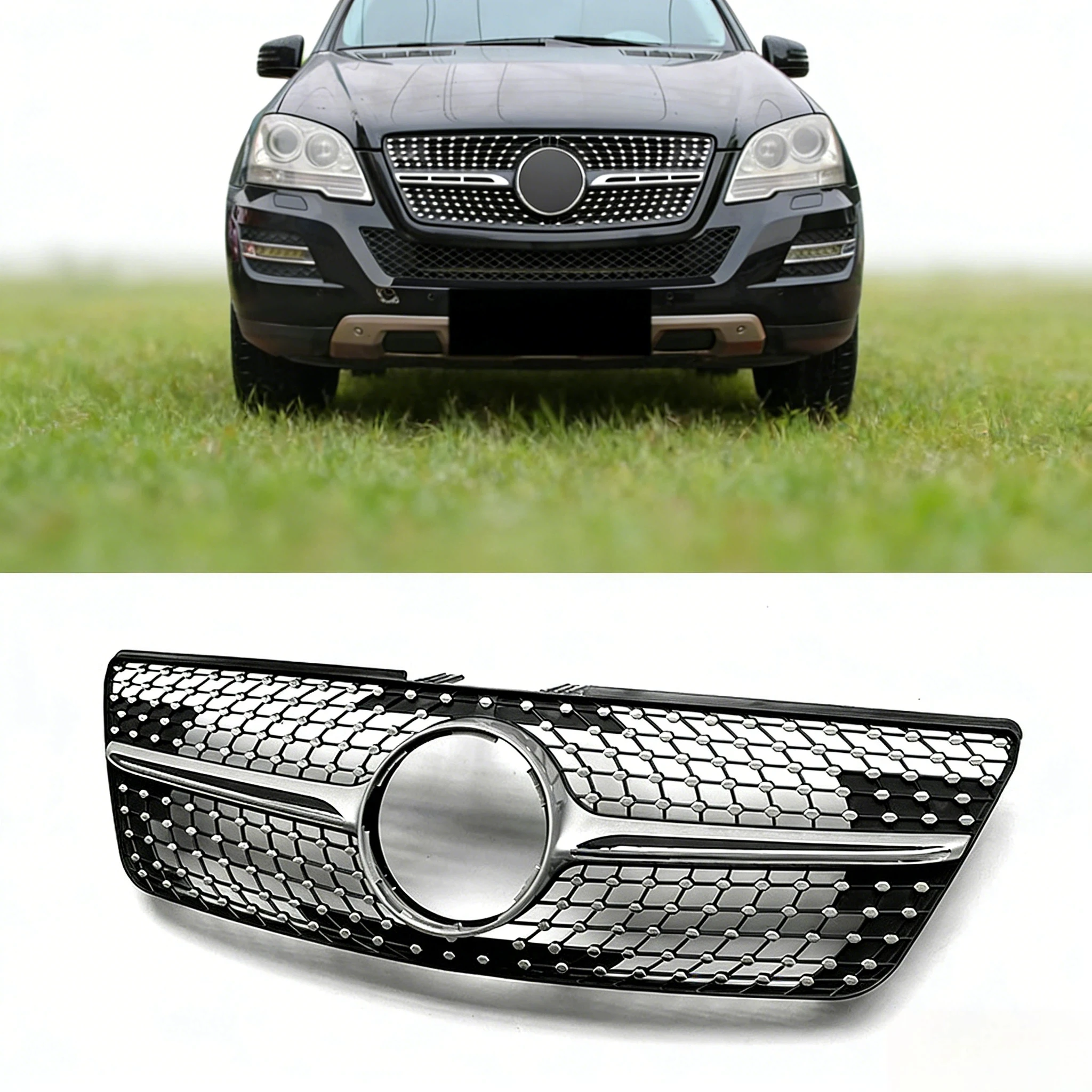 Front Grille Grill For Mercedes Benz ML Class W164 ML320 ML350 ML450 ML500 ML550 2009 2010 2011 2011 Tuning Grills
Front Grille Grill For Mercedes Benz ML Class W164 ML320 ML350 ML450 ML500 ML550 2009 2010 2011 2011 Tuning Grills