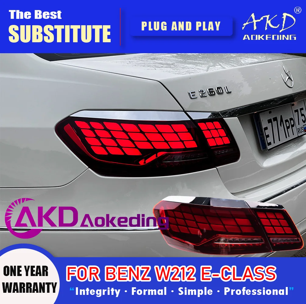 AKD Tail Lamp for BENZ W212 LED Tail Light 2009-2016 E-Class E200 E260 E300 Rear Fog Brake Turn Signal Automotive Accessories
AKD Tail Lamp for BENZ W212 LED Tail Light 2009-2016 E-Class E200 E260 E300 Rear Fog Brake Turn Signal Automotive Accessories