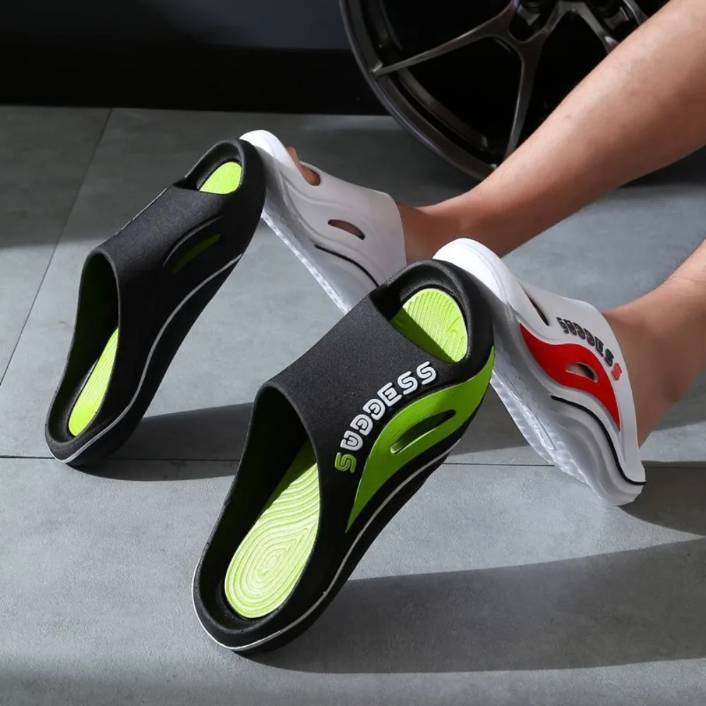 Sandals Simple Men Slippers Anti-slip Thickened Bathroom Shoes Soft Soled Resilience Summer Slippers Bedroom
Sandals Simple Men Slippers Anti-slip Thickened Bathroom Shoes Soft Soled Resilience Summer Slippers Bedroom