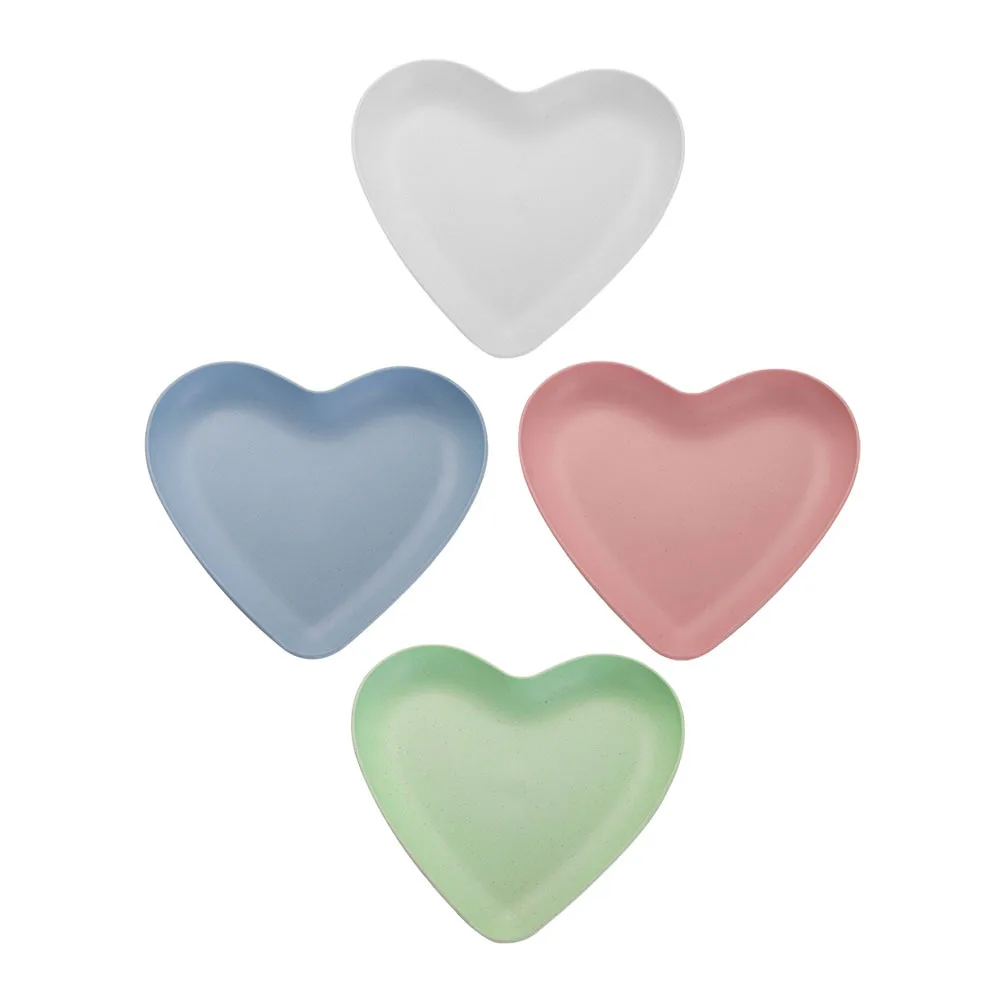 4Pcs Heart Wheat Straw Tray Unbreakable Lightweight Design Perfect for Indoor Outdoor Food Serving Dessert Cake Snack Plate
4Pcs Heart Wheat Straw Tray Unbreakable Lightweight Design Perfect for Indoor Outdoor Food Serving Dessert Cake Snack Plate