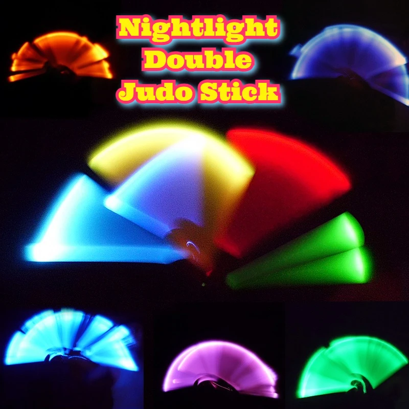 Glow Dark Nunchaku Dual Section Staff Rainbow Fluorescent Performance Training Light Up Vibration Sensor Switch Durable Anti New
Glow Dark Nunchaku Dual Section Staff Rainbow Fluorescent Performance Training Light Up Vibration Sensor Switch Durable Anti New