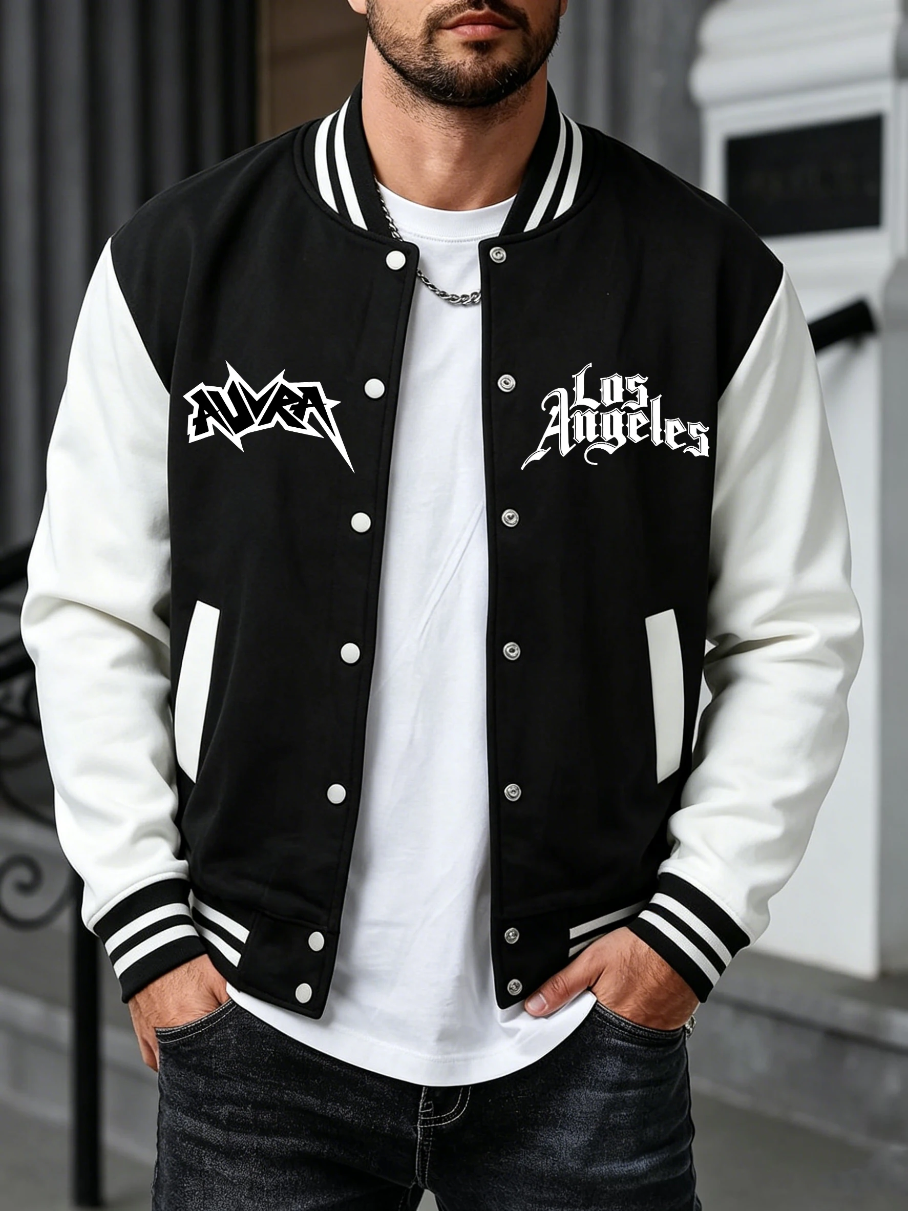 Мужская бейсбольная куртка Atlanta Art Letter Printed Streetwears, осенне-зимняя, оверсайз, модная, удобная, в уличном стиле
Мужская бейсбольная куртка Atlanta Art Letter Printed Streetwears, осенне-зимняя, оверсайз, модная, удобная, в уличном стиле