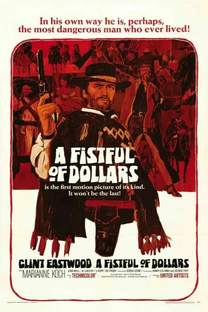 A Fistful Of Dollars Movie, Art Picture Print Silk Poster, Home Wall Decor
A Fistful Of Dollars Movie, Art Picture Print Silk Poster, Home Wall Decor