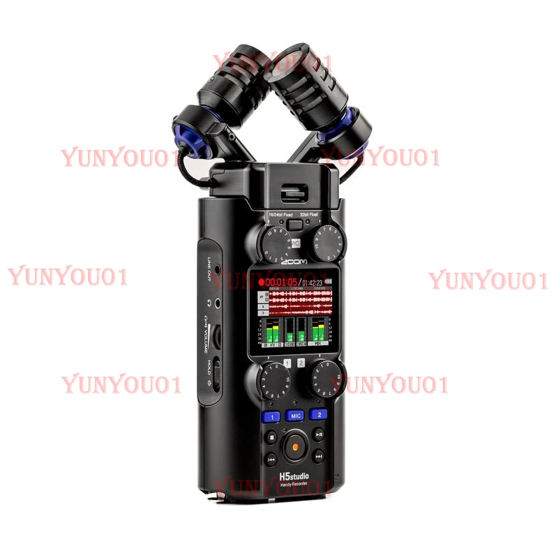 H5S H5 STUDIO Digital Recording Pen Recorder Mixer SLR Synchronous Internal Recording
H5S H5 STUDIO Digital Recording Pen Recorder Mixer SLR Synchronous Internal Recording