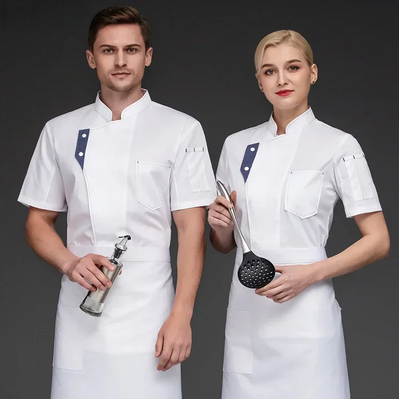 Short Sleeve Catering Chef Jacket Chef Uniform Men Women Kitchen Restaurant Uniforms Shirts Summer Cook Coat Kitchen Workwear
Short Sleeve Catering Chef Jacket Chef Uniform Men Women Kitchen Restaurant Uniforms Shirts Summer Cook Coat Kitchen Workwear
