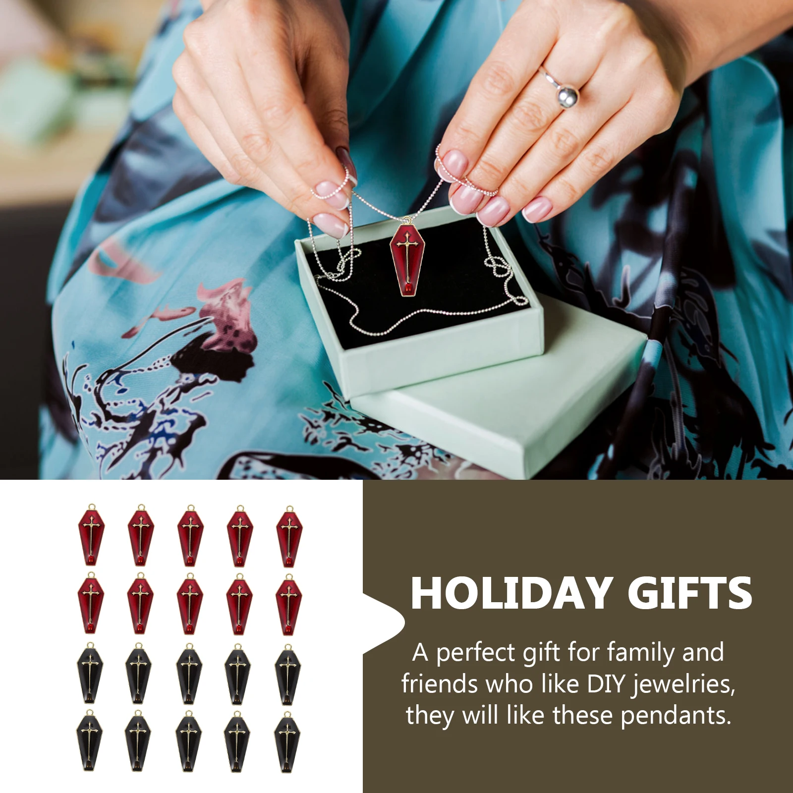 Alloy Pendant Earring DIY Charms Cross Shape Earrings Pendants Necklace Halloween Jewelry
Alloy Pendant Earring DIY Charms Cross Shape Earrings Pendants Necklace Halloween Jewelry