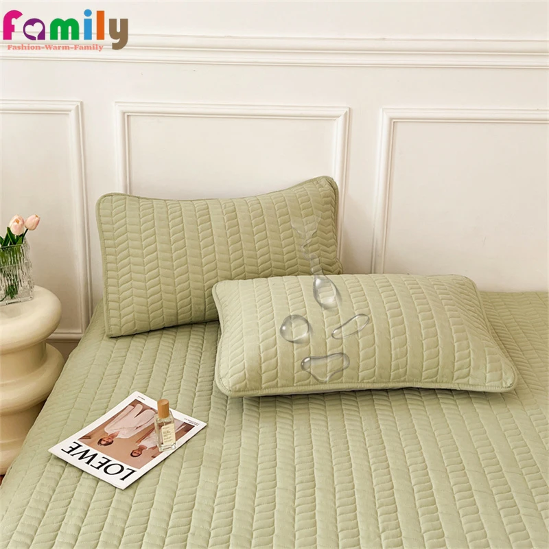 Waterproof Pillow Covers High Quality Moisture and Sweat Proof Pillow Covers Portable Solid Color Quilted Pillow Case Home Decor
Waterproof Pillow Covers High Quality Moisture and Sweat Proof Pillow Covers Portable Solid Color Quilted Pillow Case Home Decor