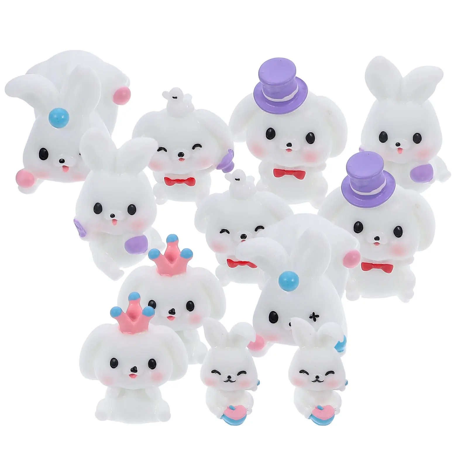 Набор из 12 миниатюрных фигурок кроликов из смолы для ландшафтного дизайна, декора сада, бонсай, микроландшафта, для улицы и стола
Набор из 12 миниатюрных фигурок кроликов из смолы для ландшафтного дизайна, декора сада, бонсай, микроландшафта, для улицы и стола