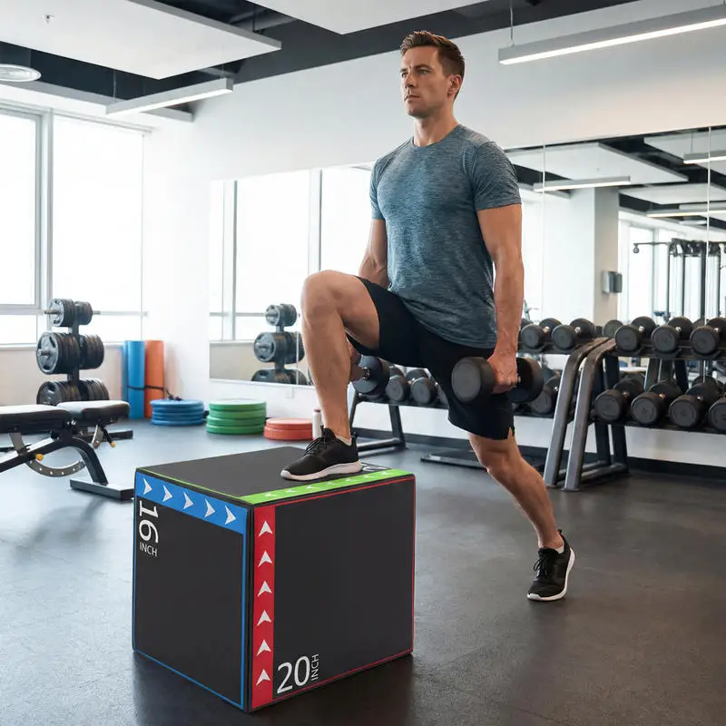 3-in-1 Plyometric Box 16 x 20 x 24 Inches Soft Plyo Jump Box
3-in-1 Plyometric Box 16 x 20 x 24 Inches Soft Plyo Jump Box