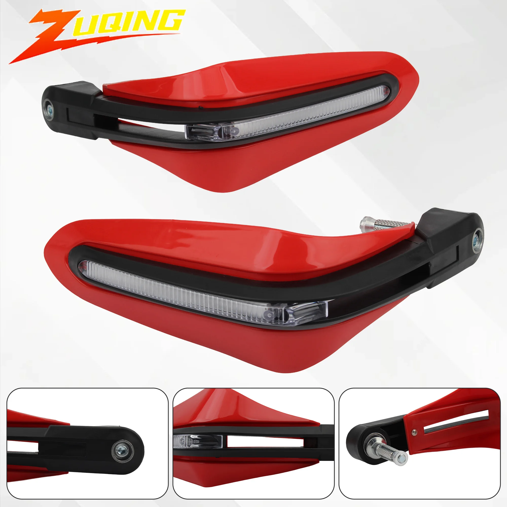 Motorcycle Hand Guard with LED Turn Signal Hand Protector Handguard For Most Diameter Handlebar ATV Motocross Scooters Moped
Motorcycle Hand Guard with LED Turn Signal Hand Protector Handguard For Most Diameter Handlebar ATV Motocross Scooters Moped