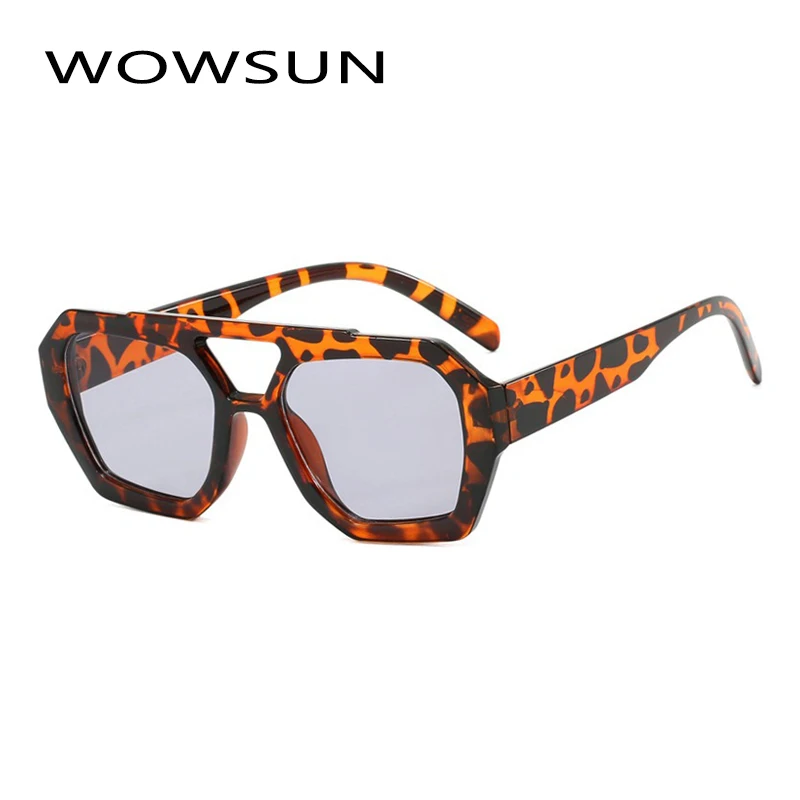 WOWSUN Retro Double Bridges Sunglasses Luxury Brand Designer Square Sunglasses Fashion Flat Top Shades UV400 Glasses
WOWSUN Retro Double Bridges Sunglasses Luxury Brand Designer Square Sunglasses Fashion Flat Top Shades UV400 Glasses