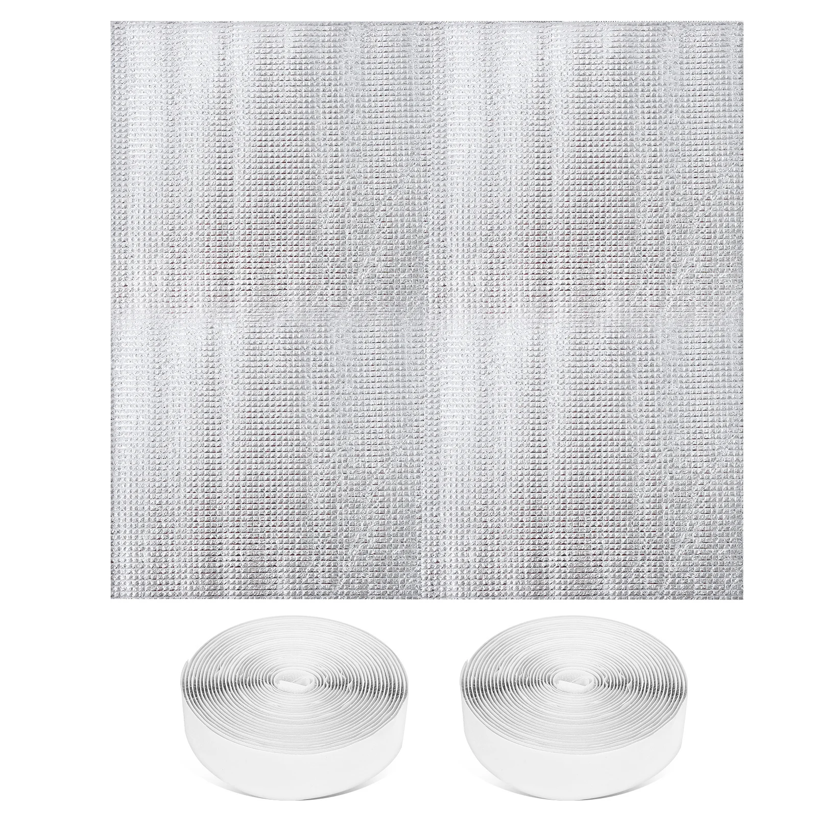 Attic Fan Cover 129X129Cm Aluminum Film Insulation Seal Reusable Hook Loop For Whole House Fan Ceiling Shutter Vent Cover
Attic Fan Cover 129X129Cm Aluminum Film Insulation Seal Reusable Hook Loop For Whole House Fan Ceiling Shutter Vent Cover