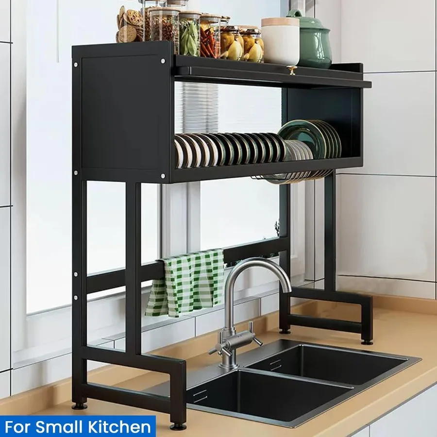 Dish Drying Rack 3Tier Over Sink Dish Drying Rack 33.5 Over Sink Dish Rack for Small Kitchen SpaceSaving Dish Rack with Cover B
Dish Drying Rack 3Tier Over Sink Dish Drying Rack 33.5 Over Sink Dish Rack for Small Kitchen SpaceSaving Dish Rack with Cover B