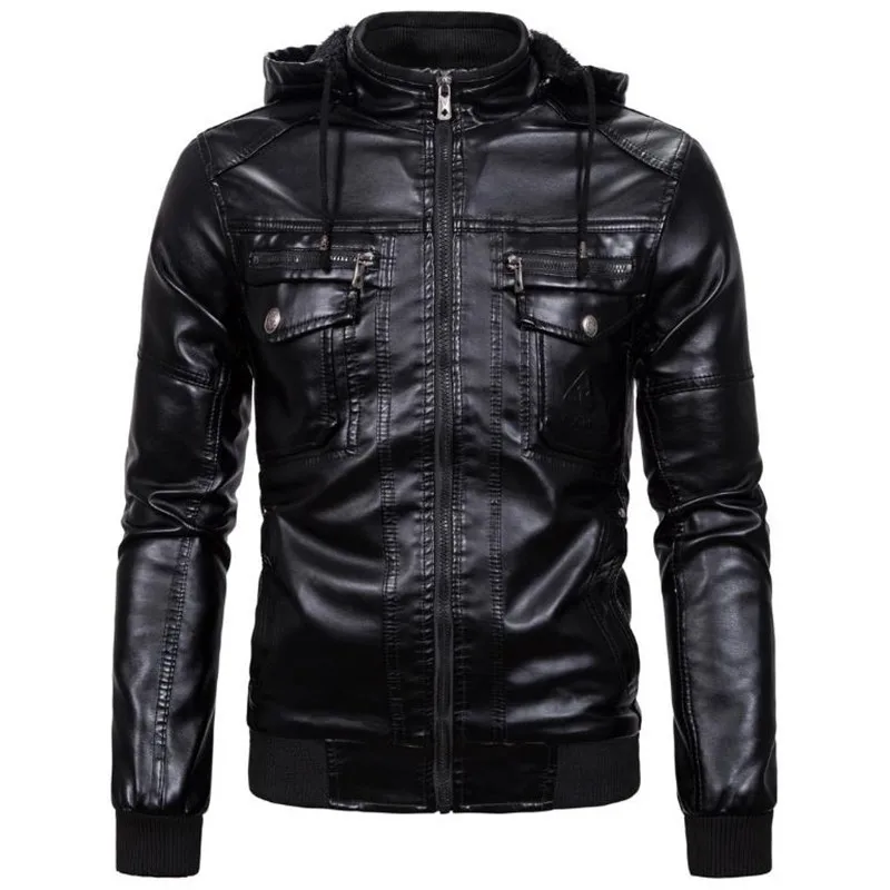 Winter PU Leather Motorcycle Jackets Slim Warm Casual Outwear Windbreaker Faux Fur Coat Men's Leather Men's Collar
Winter PU Leather Motorcycle Jackets Slim Warm Casual Outwear Windbreaker Faux Fur Coat Men's Leather Men's Collar