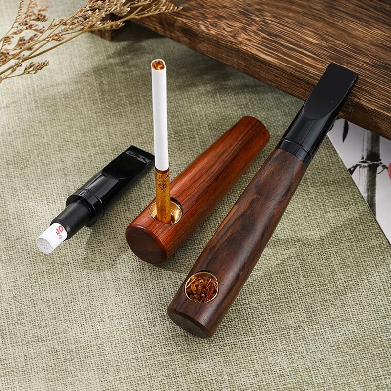 New Black Walnut Handcrafted Straight-Tube Pipe With 3 Chambers For Tobacco, Thick And Thin Cigar-Shaped Filter Pipe Stem
New Black Walnut Handcrafted Straight-Tube Pipe With 3 Chambers For Tobacco, Thick And Thin Cigar-Shaped Filter Pipe Stem