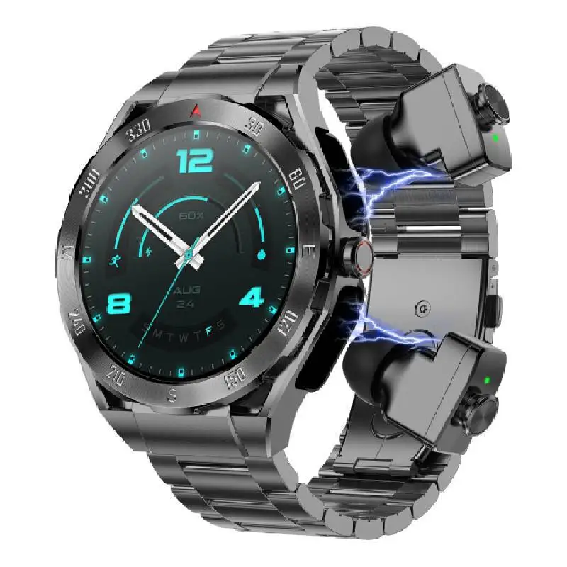 Bluetooth headset, smart watch 2-in-1 call, heart rate, sports, waterproof bracelet, step counting.
Bluetooth headset, smart watch 2-in-1 call, heart rate, sports, waterproof bracelet, step counting.