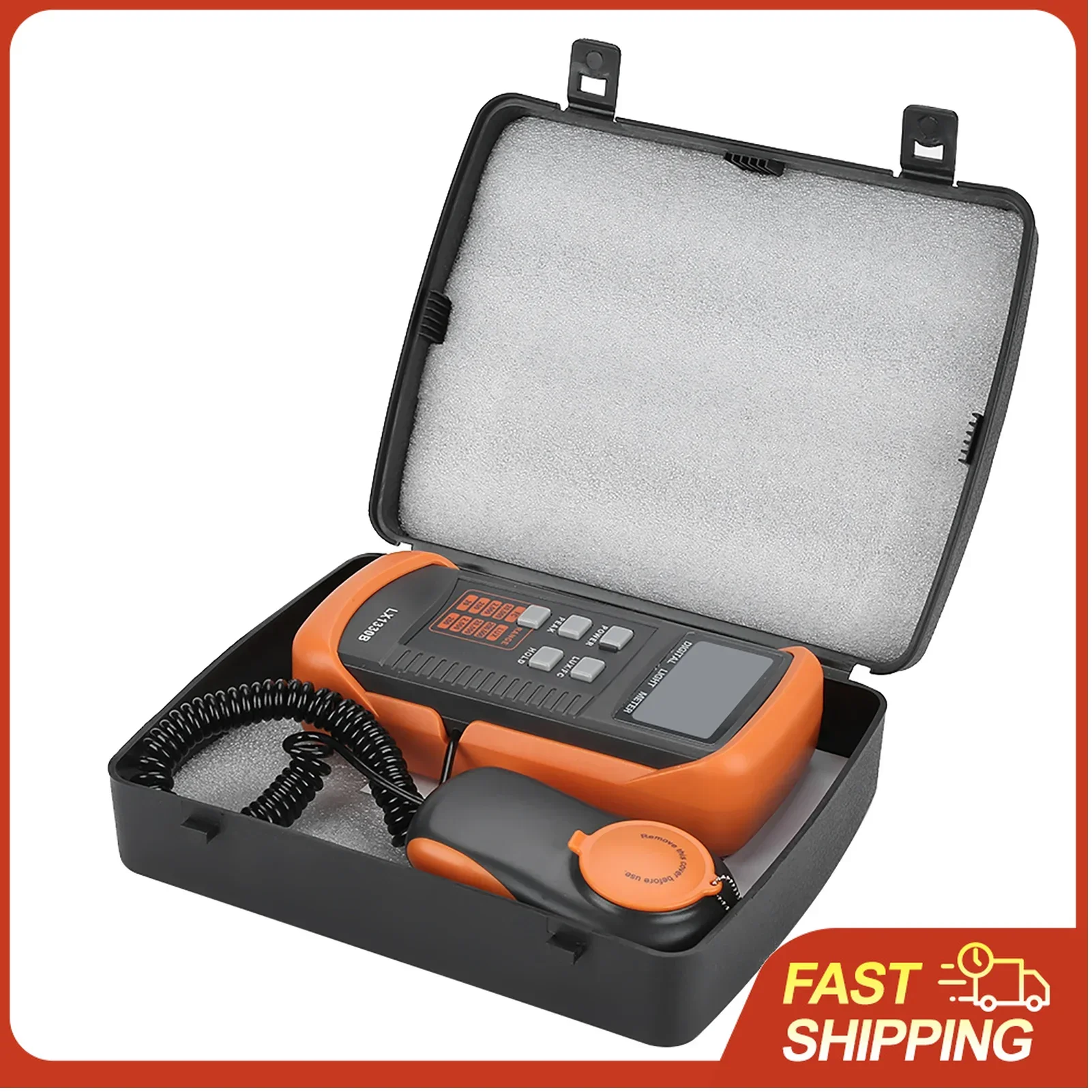 LX1330B Digital Lux Meter 0-200,000 Lux FC LCD Display Light Meter for Illumination Testing in Stores Library Museum Photography
LX1330B Digital Lux Meter 0-200,000 Lux FC LCD Display Light Meter for Illumination Testing in Stores Library Museum Photography