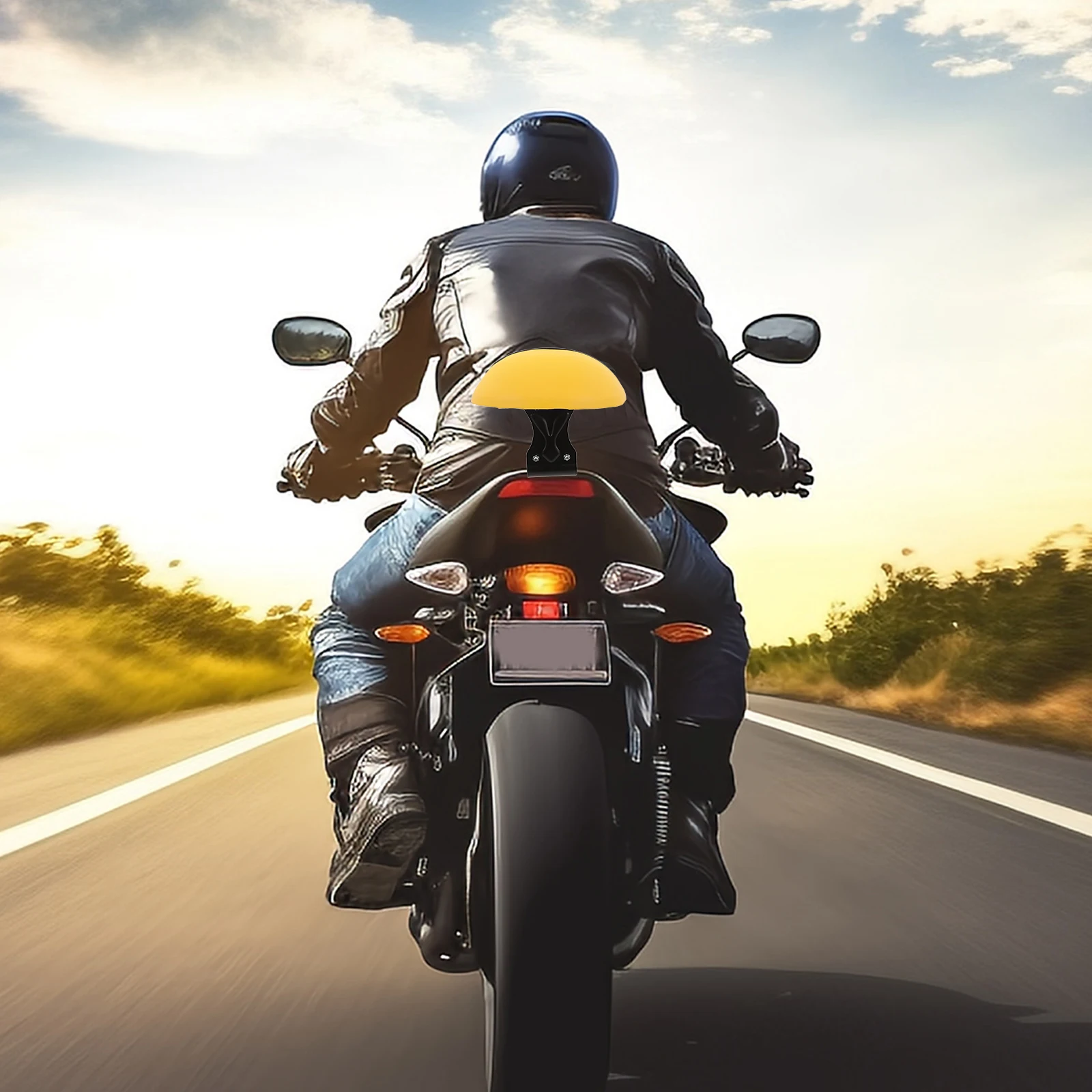 Motorcycle Backrest Pad Comfort Antislip Safety Simple Installation Electric Bike Rear Seat Cushion Replacement Rest
Motorcycle Backrest Pad Comfort Antislip Safety Simple Installation Electric Bike Rear Seat Cushion Replacement Rest