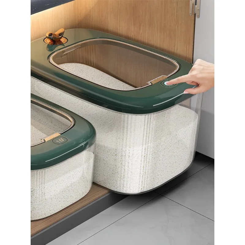 Rice bucket, household insect proof and moisture-proof sealed rice storage box, food grade flour storage tank, container, rice b
Rice bucket, household insect proof and moisture-proof sealed rice storage box, food grade flour storage tank, container, rice b