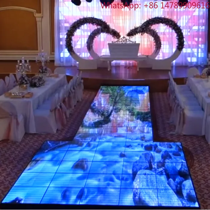 Human-Screen InteractionLighted Dj HD Display Digital Video Interactive Led Dancefloor For SaleInteractive LED Floor Tile Screen
Human-Screen InteractionLighted Dj HD Display Digital Video Interactive Led Dancefloor For SaleInteractive LED Floor Tile Screen
