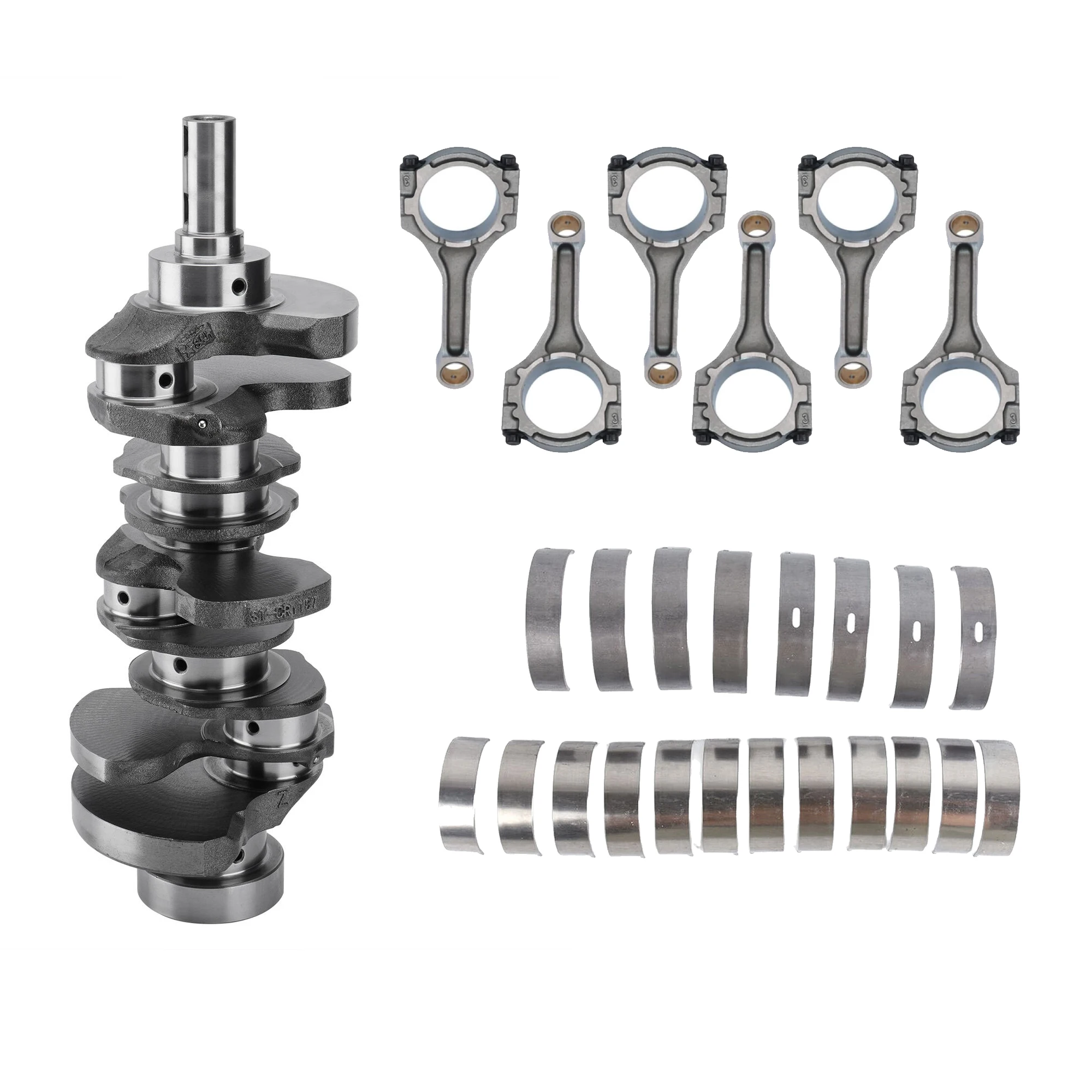 Crankshaft Connect Rods & Mian Bearing & Con-rod Bearing Set Kit for Hyundai Santa Fe Azera Kia Sedona Sorento G6DH 3.3
Crankshaft Connect Rods & Mian Bearing & Con-rod Bearing Set Kit for Hyundai Santa Fe Azera Kia Sedona Sorento G6DH 3.3