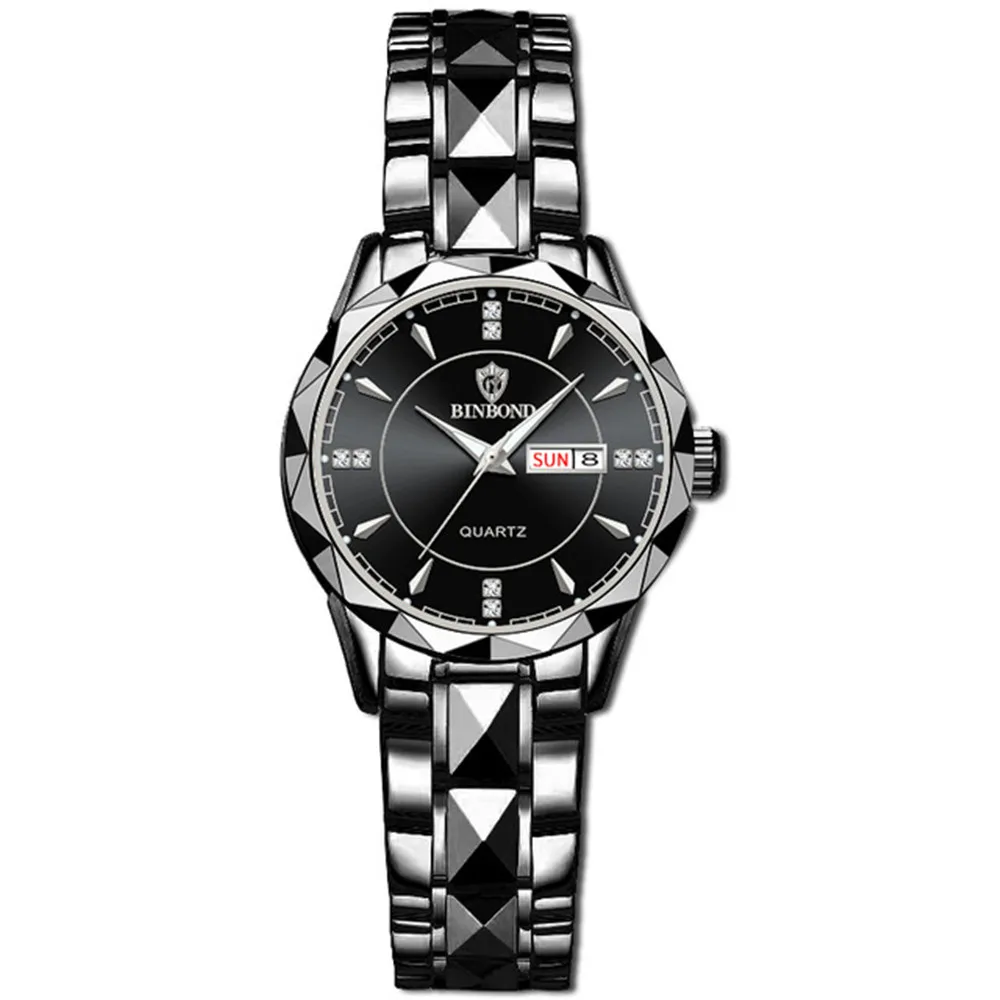 BINBOND 5552 Japanese Quartz Movement Fashion Women's Watch Top Brand Luxury Stainless Steel Strap Date Calendar Watch
BINBOND 5552 Japanese Quartz Movement Fashion Women's Watch Top Brand Luxury Stainless Steel Strap Date Calendar Watch