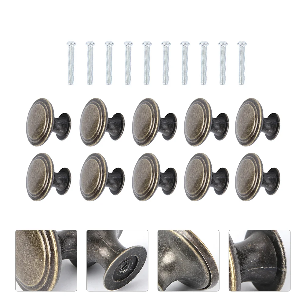 10 Pcs Cabinet Door Handle Smooth Knob Drawer Retro Handles Knobs Iron Home Furniture Style
10 Pcs Cabinet Door Handle Smooth Knob Drawer Retro Handles Knobs Iron Home Furniture Style