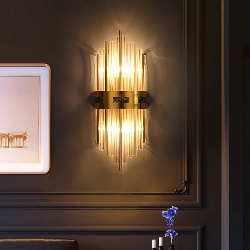 Luxury Modern Crystal Wall Lamp Indoor LED Sconce Light Bedside Wall Lamp For Dining Living Room Restroom Aisle Stair Lamp
Luxury Modern Crystal Wall Lamp Indoor LED Sconce Light Bedside Wall Lamp For Dining Living Room Restroom Aisle Stair Lamp