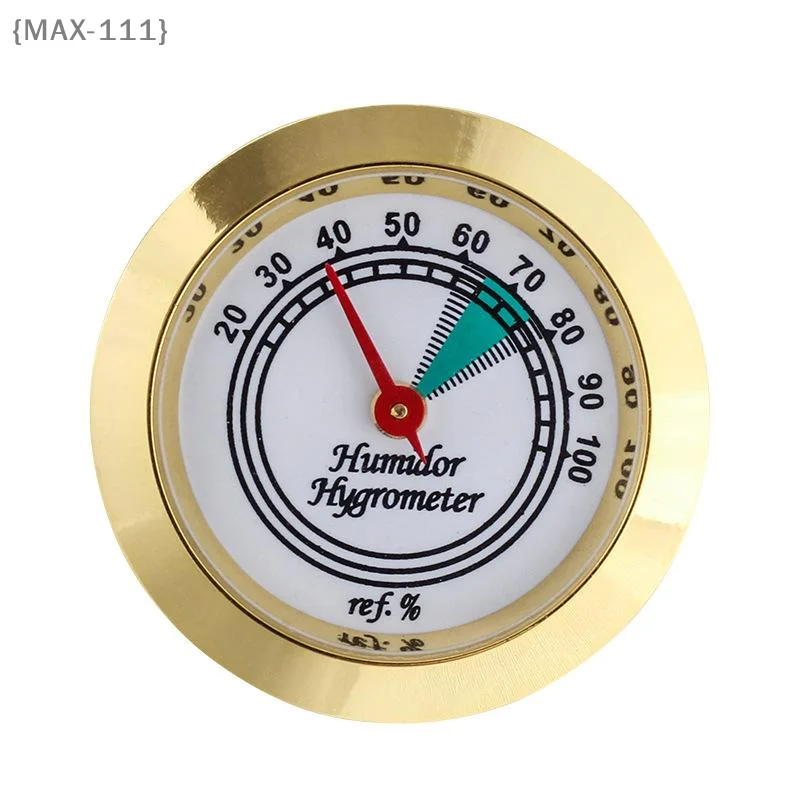 【MAX-111】Brass Analog Hygrometer Humidity Gauge For Humidors 43mm High Accuracy Mechanical Humidity Tester Box Violin【W1】
【MAX-111】Brass Analog Hygrometer Humidity Gauge For Humidors 43mm High Accuracy Mechanical Humidity Tester Box Violin【W1】