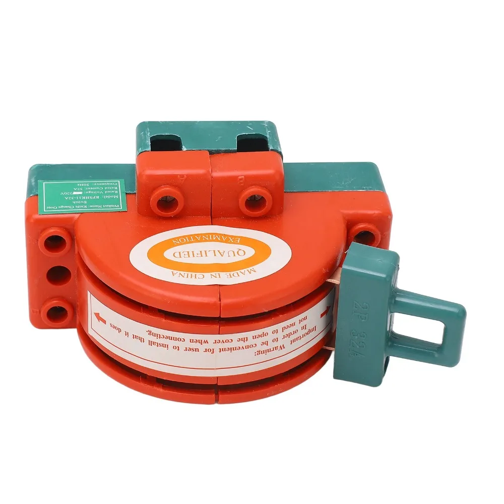 Прочный разъединитель переменного тока 230 В, 2-полюсный, 32 А, выключатель питания HK11-2P-32, переключатель, домашний генератор
Прочный разъединитель переменного тока 230 В, 2-полюсный, 32 А, выключатель питания HK11-2P-32, переключатель, домашний генератор