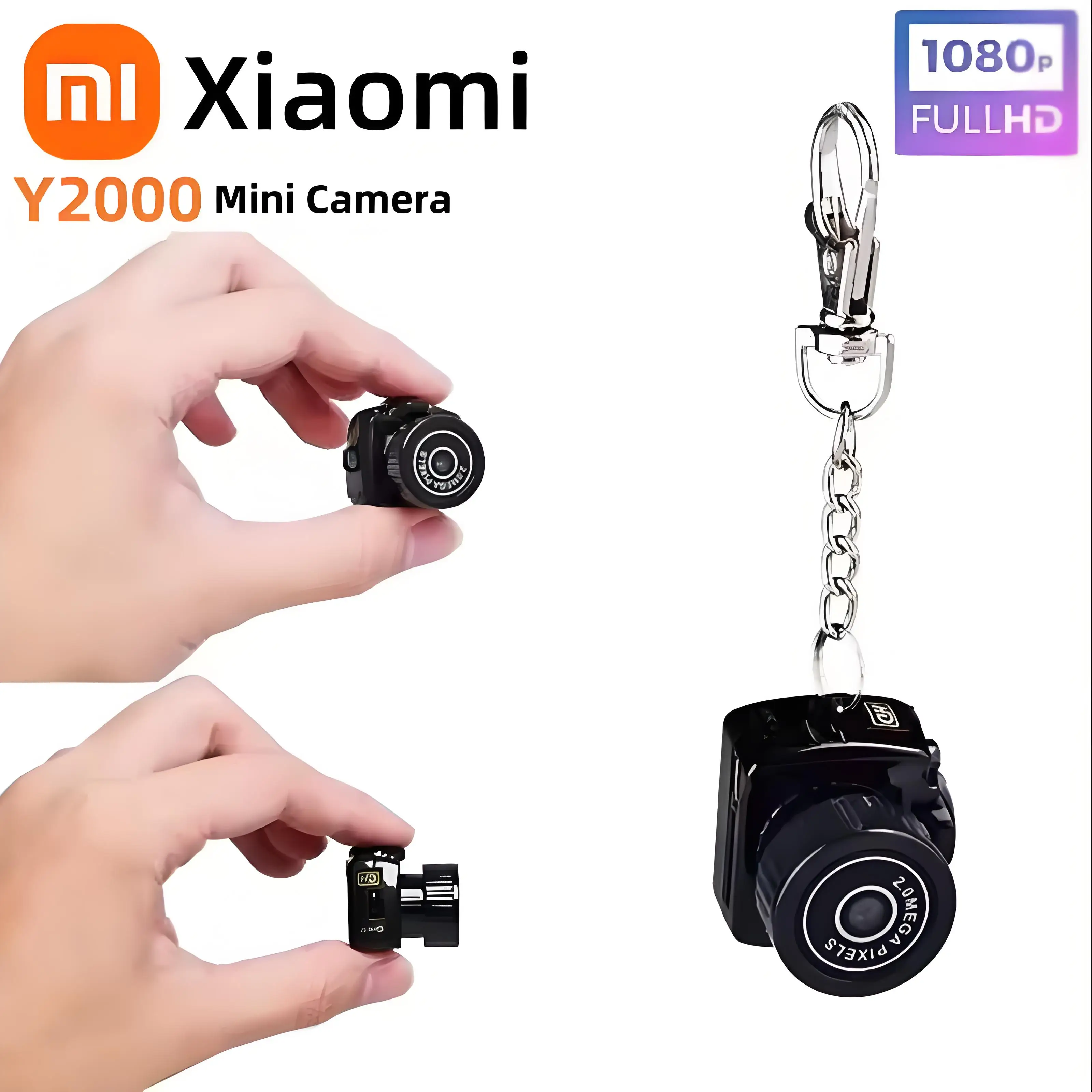 Xiaomi Y2000 Mini Camera HD Camera Intelligent Portable Travel Outdoor Sports DV DVR Security Monitoring Photography Smart Home
Xiaomi Y2000 Mini Camera HD Camera Intelligent Portable Travel Outdoor Sports DV DVR Security Monitoring Photography Smart Home