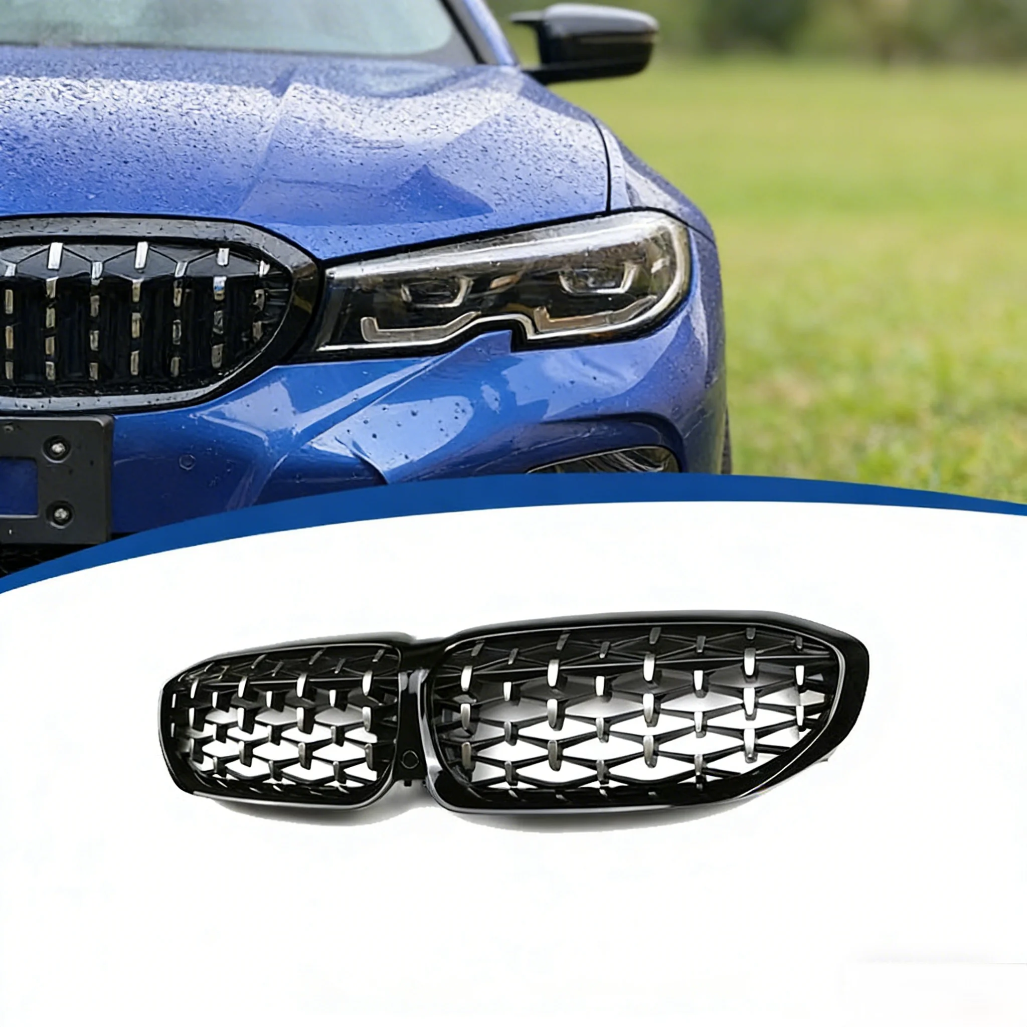 Front Bumper Grille For BMW 3 Series G20 2020-2022 Front Grill Auto Racing Grille Grid Body Kits Exterior modification sport kit
Front Bumper Grille For BMW 3 Series G20 2020-2022 Front Grill Auto Racing Grille Grid Body Kits Exterior modification sport kit