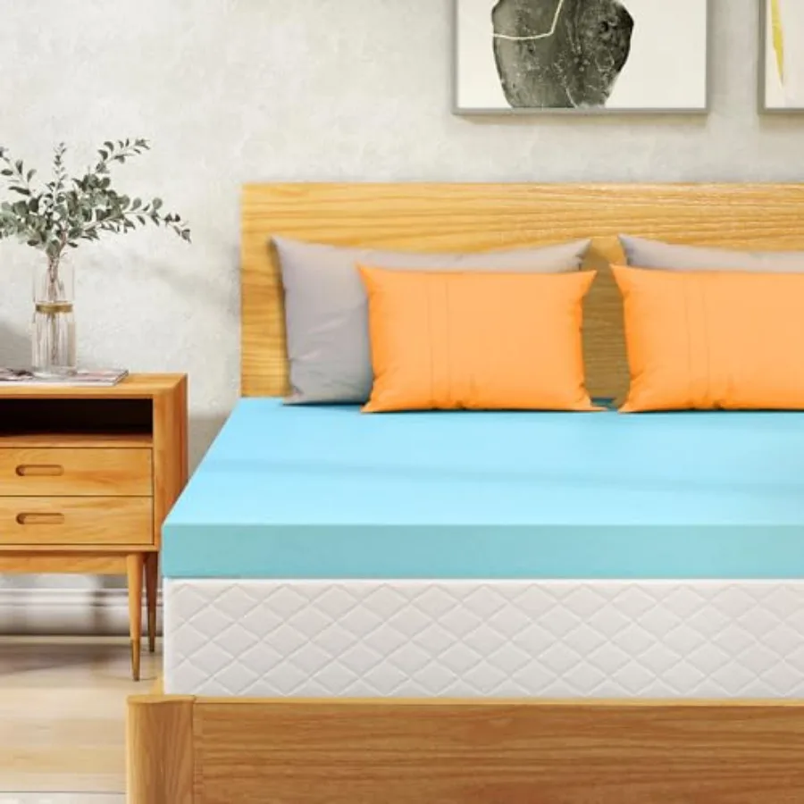 Queen Mattress Topper 3 Inch Cooling Gel Memory Foam CertiPUR-US Certified for Back Pain Relief Soft Breathable Bedding with Pr
Queen Mattress Topper 3 Inch Cooling Gel Memory Foam CertiPUR-US Certified for Back Pain Relief Soft Breathable Bedding with Pr