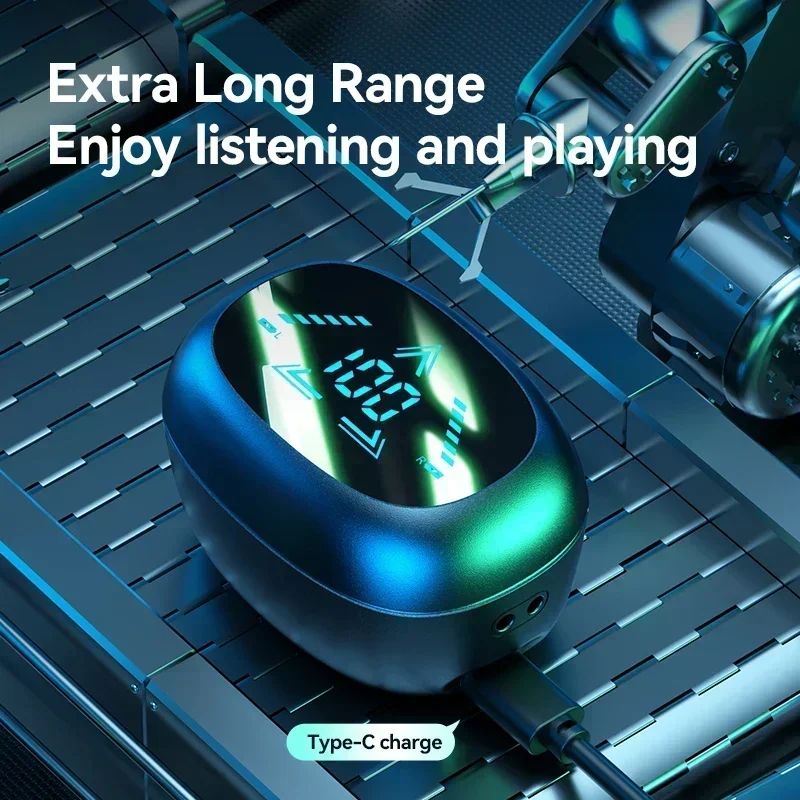 Wireless Headsets Bluetooth Headphones Noise Canceling Earbuds High Quality Bone Conduction Sport Earphones for xiaomi iphone
Wireless Headsets Bluetooth Headphones Noise Canceling Earbuds High Quality Bone Conduction Sport Earphones for xiaomi iphone