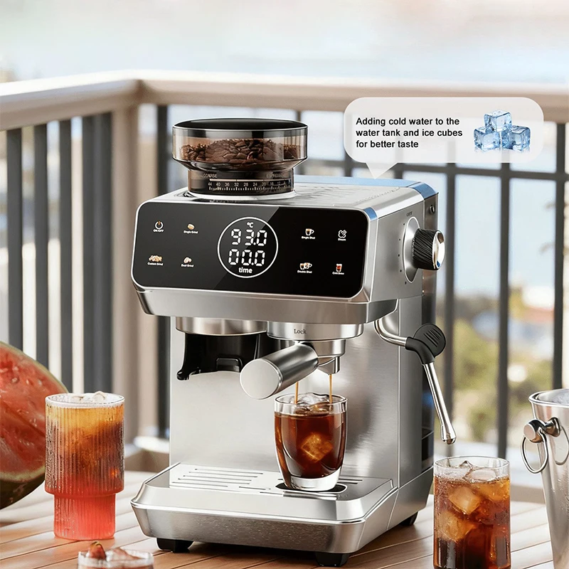 High-end 1800 Ml Detachable Water Tank Espresso One Click Coffee Touch Screen Operated Coffee Machine
High-end 1800 Ml Detachable Water Tank Espresso One Click Coffee Touch Screen Operated Coffee Machine