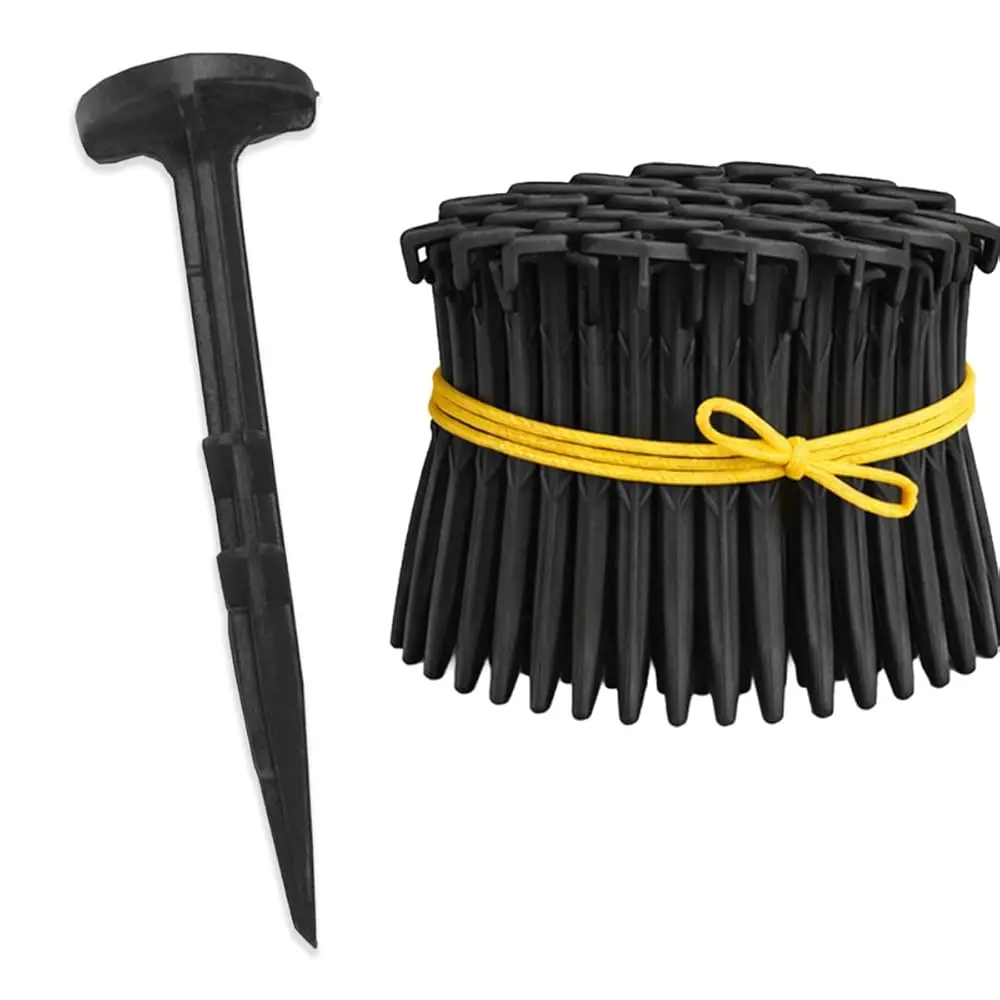 Heavy Duty Garden Stakes Circle Top for Weed Fabric, Sod, Erosion Blanket, Landscape Fabric, Safer than Steel Sod Staples (100)
Heavy Duty Garden Stakes Circle Top for Weed Fabric, Sod, Erosion Blanket, Landscape Fabric, Safer than Steel Sod Staples (100)