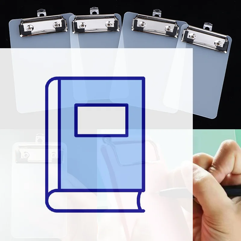 Portable Transparent Clipboard with Built-in Hanging Hook Mini Clear Writing Board Hanging Hole Design Office School Supplies
Portable Transparent Clipboard with Built-in Hanging Hook Mini Clear Writing Board Hanging Hole Design Office School Supplies