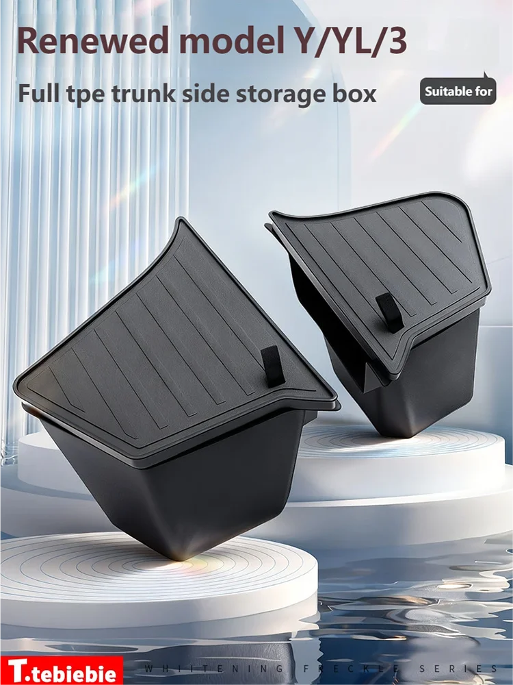 For Tesla Model Y YL 3 Trunk Organizer Side Storage Box Boot Organizer Flocked TPE Mat Anti-dirty Car Travel Accessories
For Tesla Model Y YL 3 Trunk Organizer Side Storage Box Boot Organizer Flocked TPE Mat Anti-dirty Car Travel Accessories