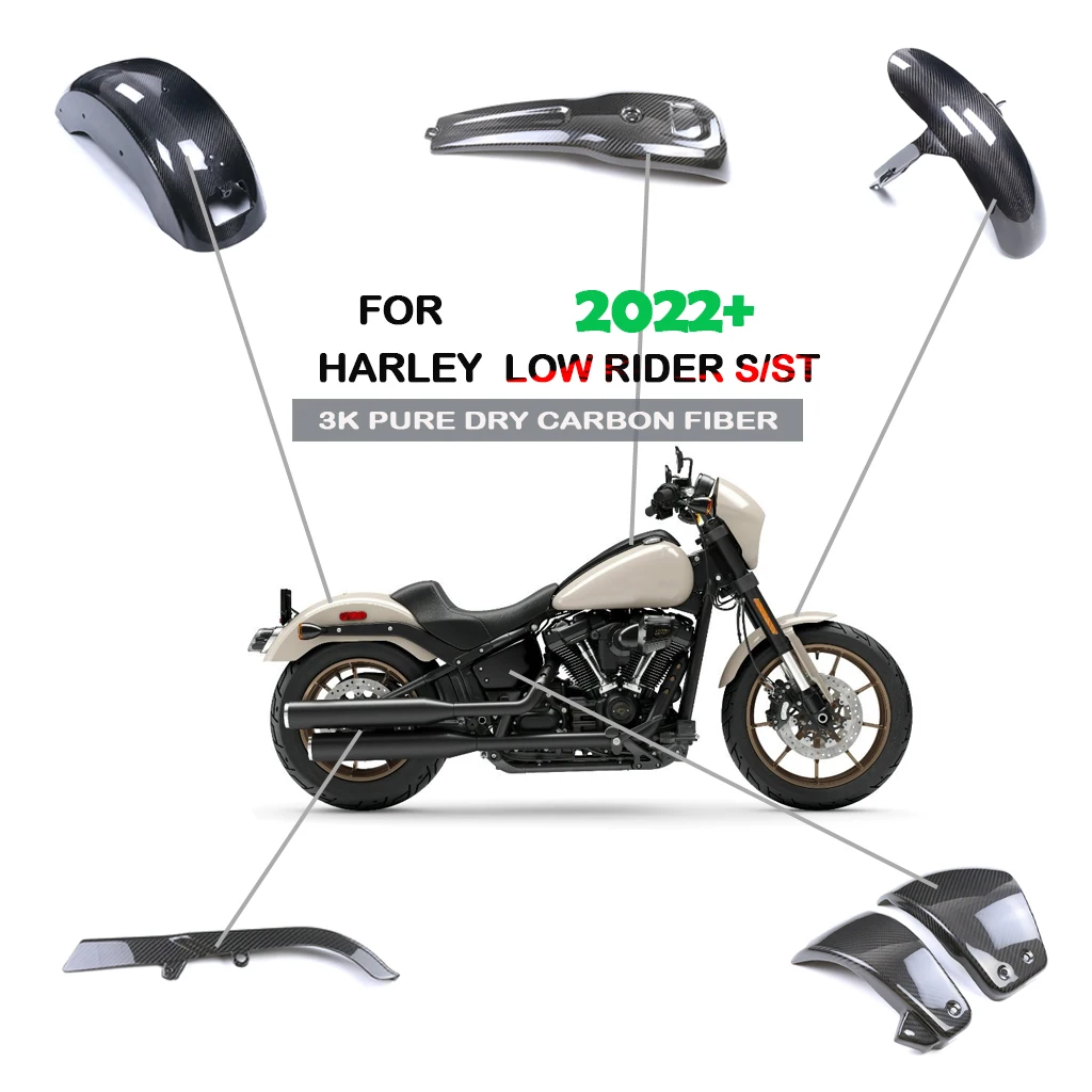 Motorcycle Accessories Fender Fuel Tank Cover Side Panel Fairing Dry Carbon Fiber For Harley Low Rider S ST 2022 2023 2024 2025
Motorcycle Accessories Fender Fuel Tank Cover Side Panel Fairing Dry Carbon Fiber For Harley Low Rider S ST 2022 2023 2024 2025