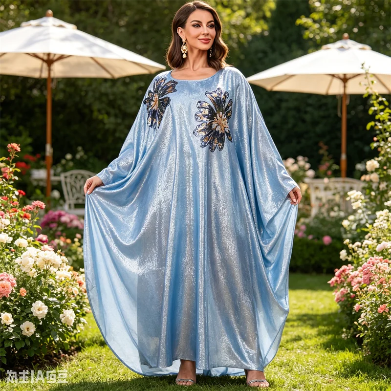 Eid Abbayas Batwing Sleeve Abayas Saudi African Women Dresses Moroccan Kaftan Islam Clothing Muslim Robe Oversized Jalabiya Gown
Eid Abbayas Batwing Sleeve Abayas Saudi African Women Dresses Moroccan Kaftan Islam Clothing Muslim Robe Oversized Jalabiya Gown