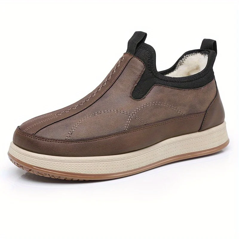 New Cotton Shoes for Men in Winter Thick Warm Cotton Boots Waterproof Comfortable Anti Slip Wear-resistant Men's Snow Boots
New Cotton Shoes for Men in Winter Thick Warm Cotton Boots Waterproof Comfortable Anti Slip Wear-resistant Men's Snow Boots