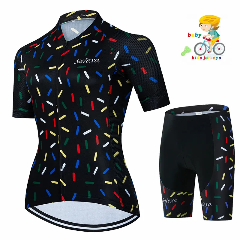 2024 Baby girl New Kids Short Sleeve Cycling Jersey Set Breathable Children Bike Clothing Quick Dry Summer Bike Uniform
2024 Baby girl New Kids Short Sleeve Cycling Jersey Set Breathable Children Bike Clothing Quick Dry Summer Bike Uniform